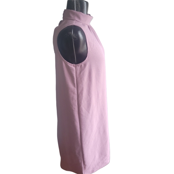 Pentagone Sleeveless Pink Mock Neck Shift Dress M - Picture 3 of 6